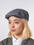 Кепка BAILEY арт. 90154BH NADEL (серый / фиолетовый)